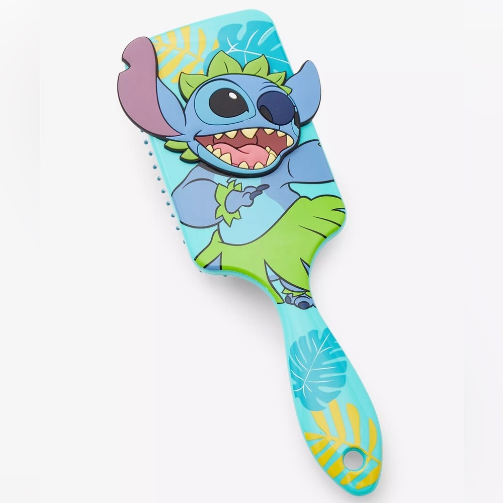 DISNEY LILO & STITCH Aloha MOLDED HAIRBRUSH! Hawaii Hula Dancing Cute Kawaii NWT